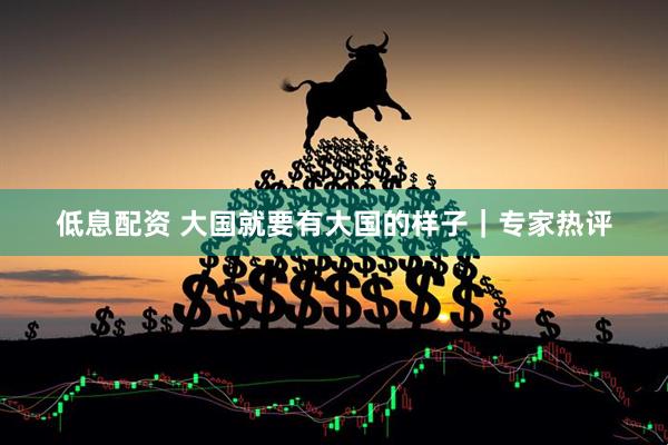 低息配资 大国就要有大国的样子｜专家热评