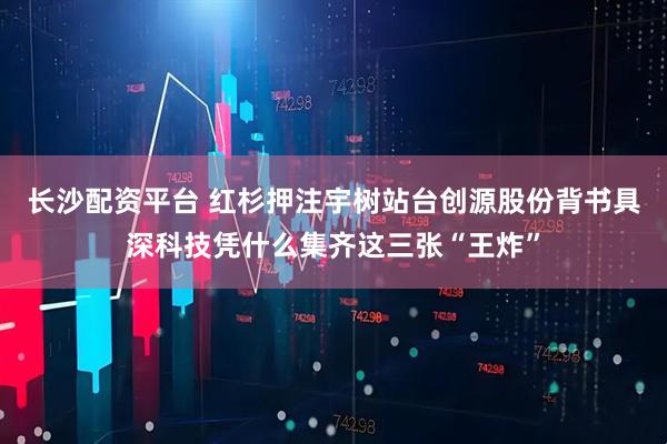 长沙配资平台 红杉押注宇树站台创源股份背书具深科技凭什么集齐这三张“王炸”
